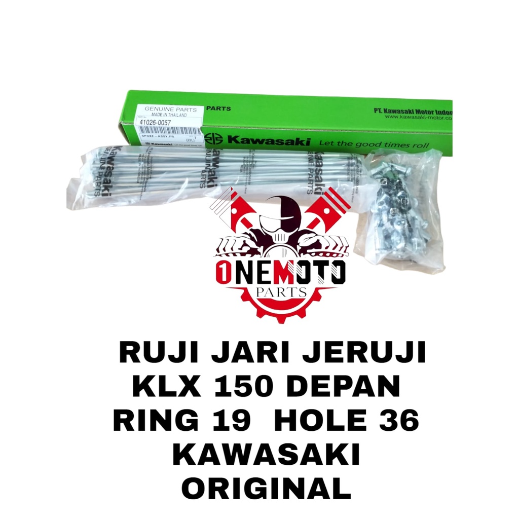 RUJI JARI JERUJI MOTOR  KLX 150 DEPAN RING 19 HOLE 36 KAWASAKI ORIGINAL 41026-0057