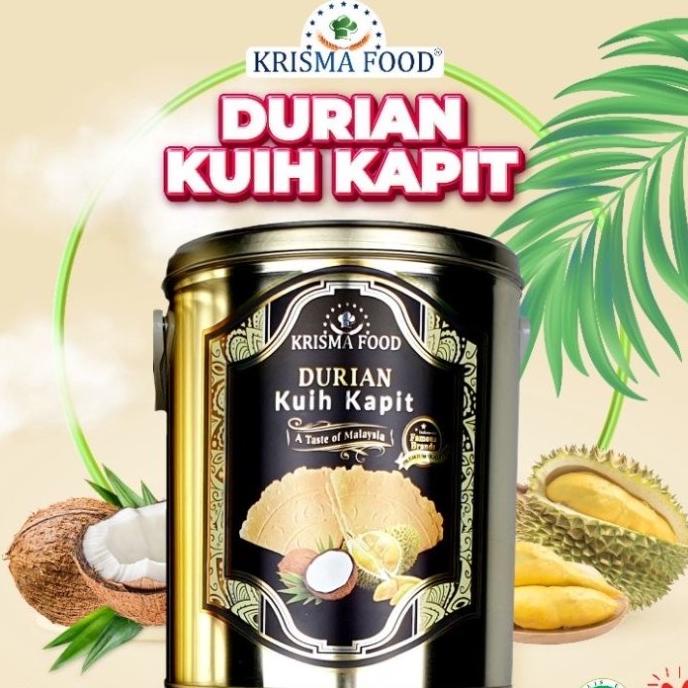 

durian kue kapit semprong krisma food kuih kapit singapore 400gr