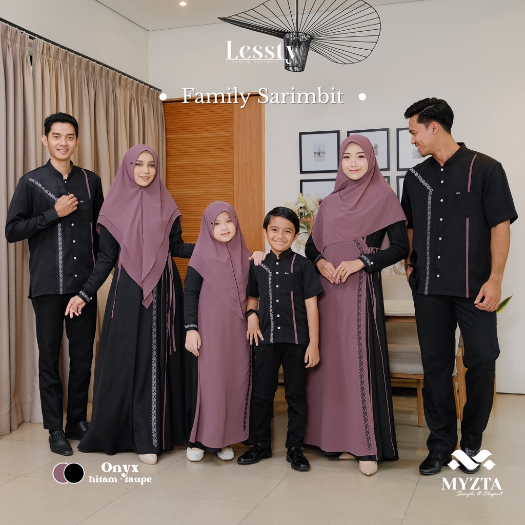 MYZTA SARIMBIT LESSTY ONYX || SET COUPLE || SIAP KIRIM
