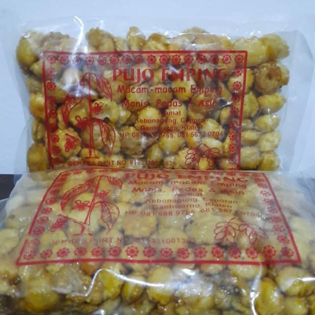 

EMPING MLINJO / BLINJO Asli Cap PUJO 250GR Manis / Pedas | Snack Keripik Emping Matang Best Seller