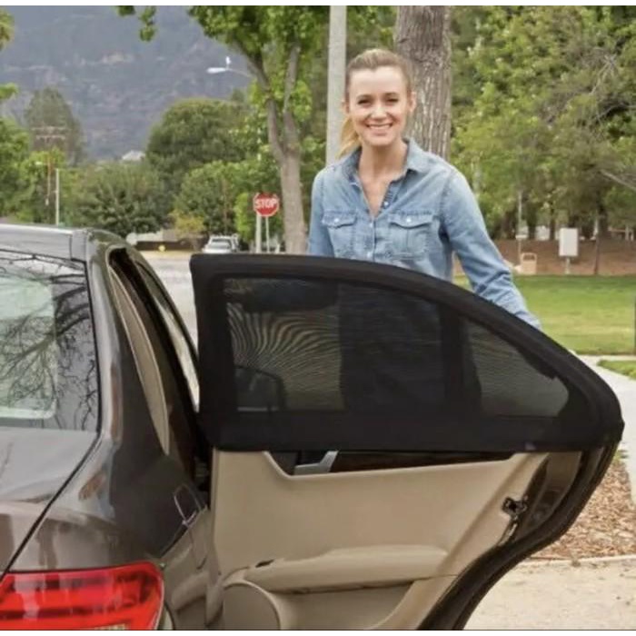 kelambu jaring jendela mobil anti nyamuk anti spy UKURAN XL