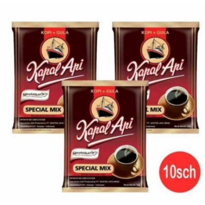 

Kapal Api Special Mix Kopi Instan Bubuk - 10 Sachet @24 Gram