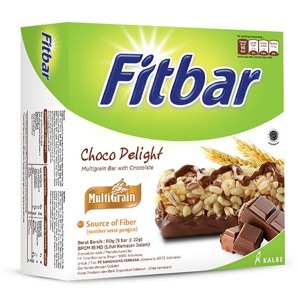 

FITBAR CHOCO DELIGHT MULTIGRAIN 110 GR
