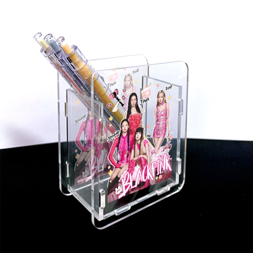 

Pencase Table Akrilik Kpop Anime Tempat Alat Tulis Meja Blackpink BTS NCT 127 NewJeans Chainsaw Man Jujutsu Kaisen