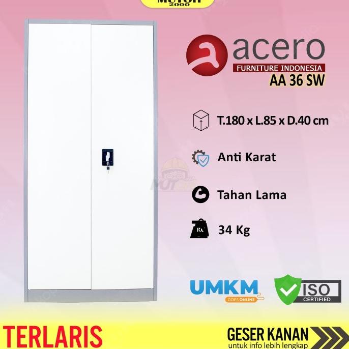 

Best Seller Acero Aa-36Sw Lemari Arsip Besi Full Plat Pintu Swing Plat Berkualitas
