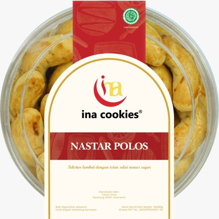 

Ina Cookies Nastar Polos Reguler