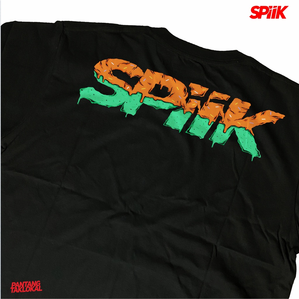 Spiik Kaos Oversize DONAT #2 Hitam T-Shirt Oversize unisex