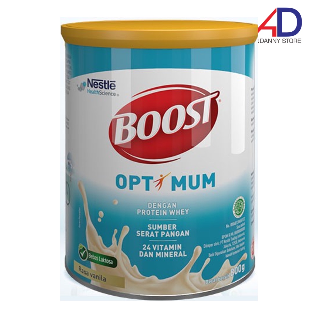 

NESTLE NUTREN BOOST OPTIMUM 800GR RASA VANILA / SUSU NUTRISI TAMBAHAN