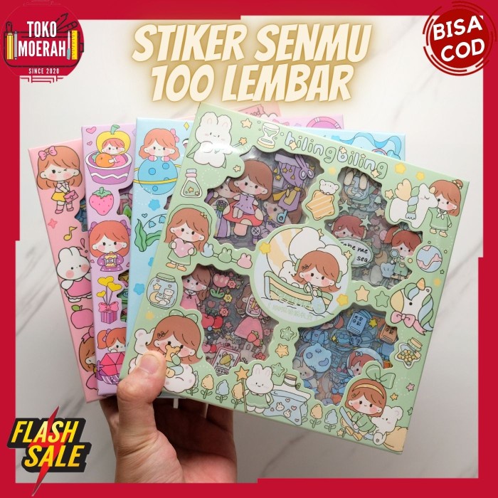 

Terlaris Stiker 100 Lembar Murah Stiker Senmu 100 Lucu Unik Cute Girl Imut Cod