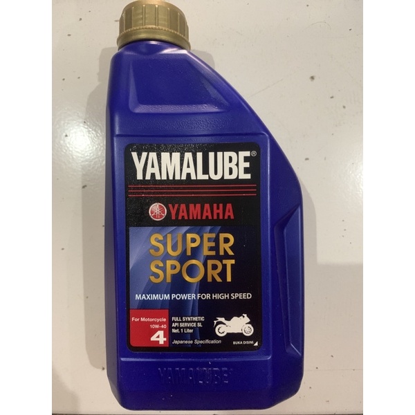 * Oli Yamalube Super Sport 1L Original FULL SYNTHETIC_