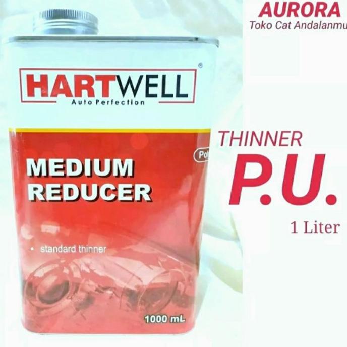 ```````] Tiner Hartwell Medium Reducer Thinner PU 1Liter Hatwel Thiner 1