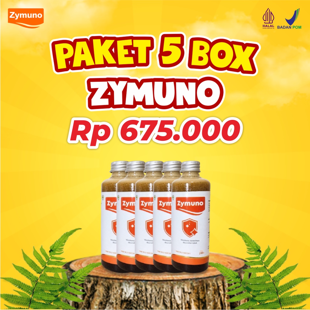 Zymuno - Paket Sembuh 5 Box Madu Hutan Penjaga Kesehatan Tubuh Pencegah Kanker Tumor