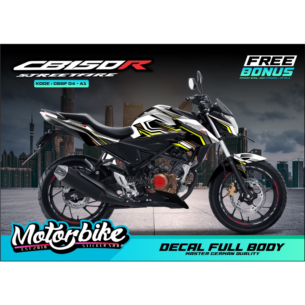 Sticker Decal CB 150R 2016 2017 Fullbody - Aksesoris Motor CB150R
