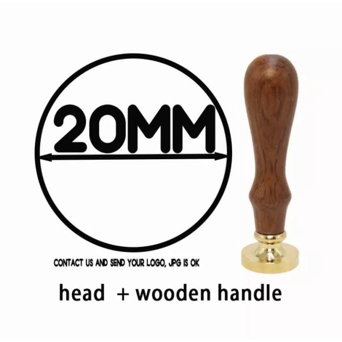 

Terlaris Custom Stamp Wax Seal (2 Cm, 2,5 Cm, 3 Cm) Round Stamp / Stamp Lingkar