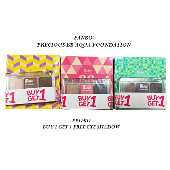 [Buy1 Get1 Free Eye Shadow] Fanbo BB Aqua Foundation