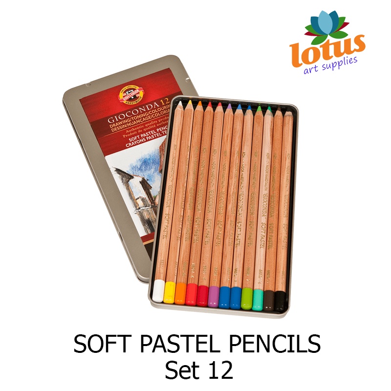 

KOH-I-NOOR Gioconda Soft Pastel Pencil Set / Pensil Pastel Set 12