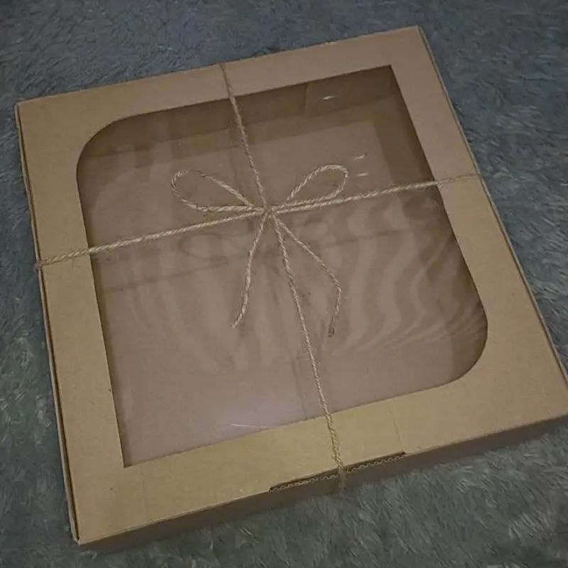

box hampers transparan / box transparan / cake box