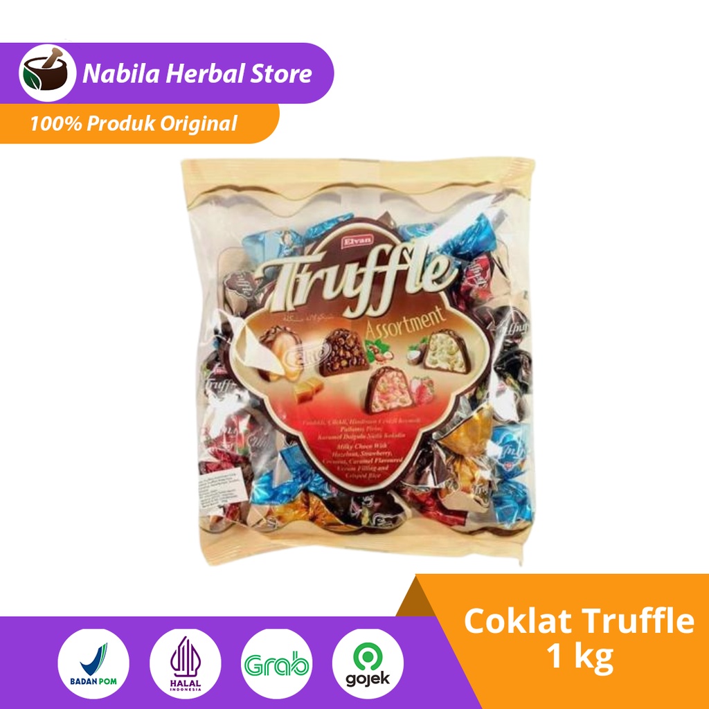 

Coklat Truffle - Truffle Coklat Turky Mix - 1 kg