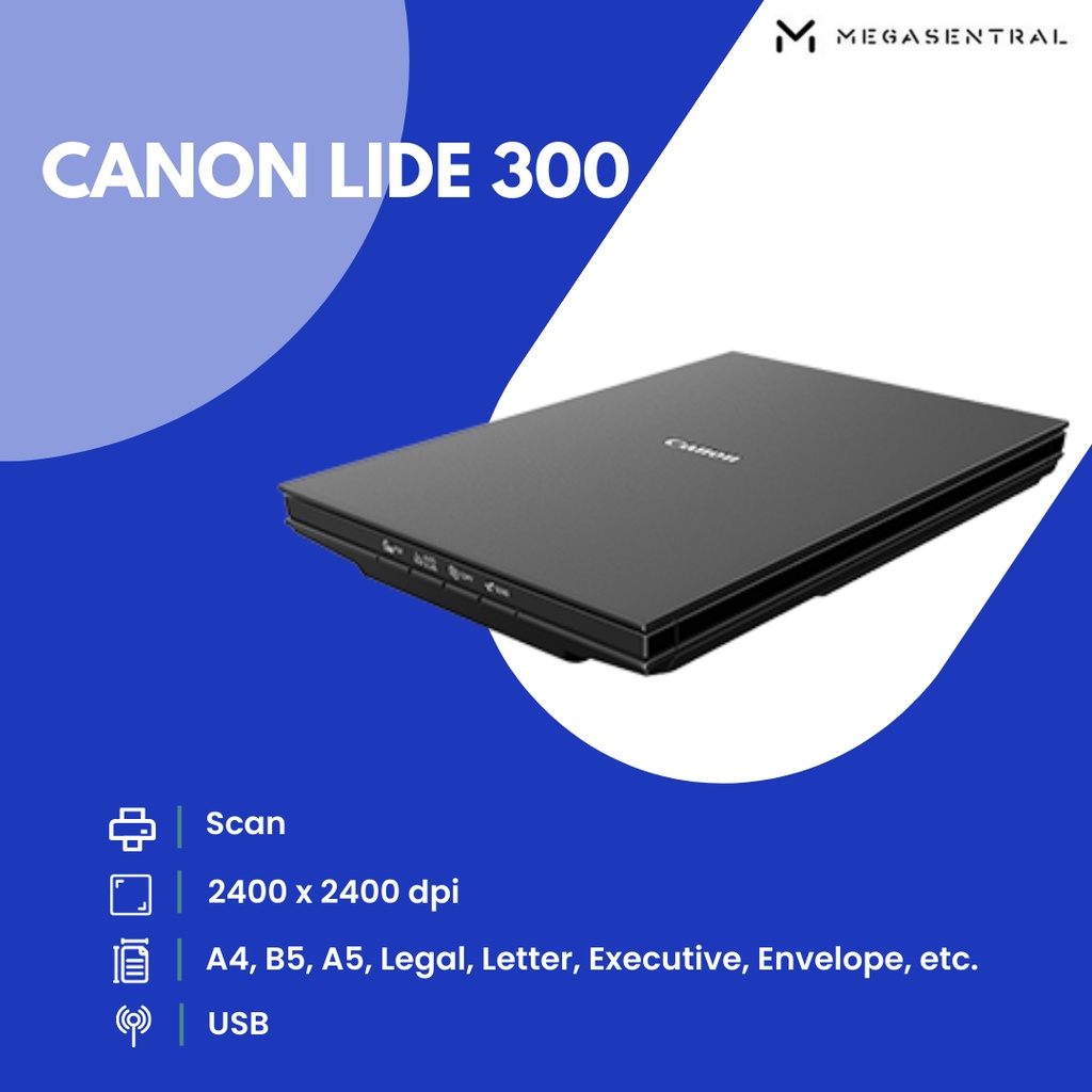 Scanner Canon Lide 300 -canoscan - scanner A4 -original canon