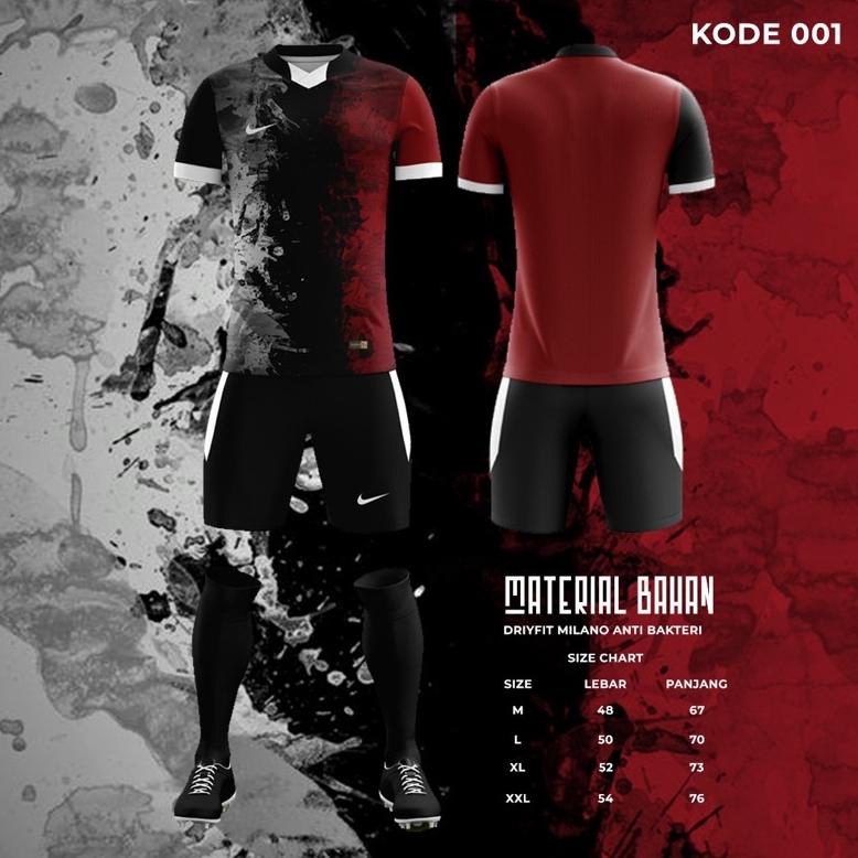 BIG SALE Jersey Futsal FULL PRINTING BAJU Bola Setelan Olahraga badminton volly basket bulutangkis s