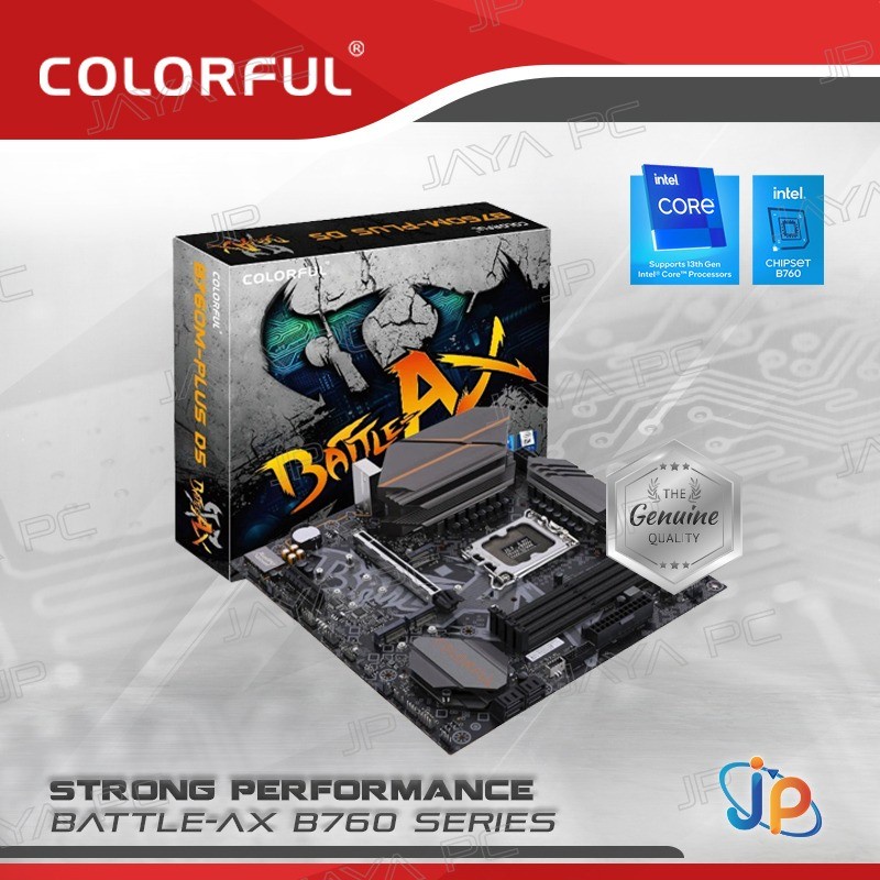 Motherboard Colorful BATTLE-AX B760M-PLUS D5 V20 (LGA1700, B760, DDR5, USB3.2, SATA3)