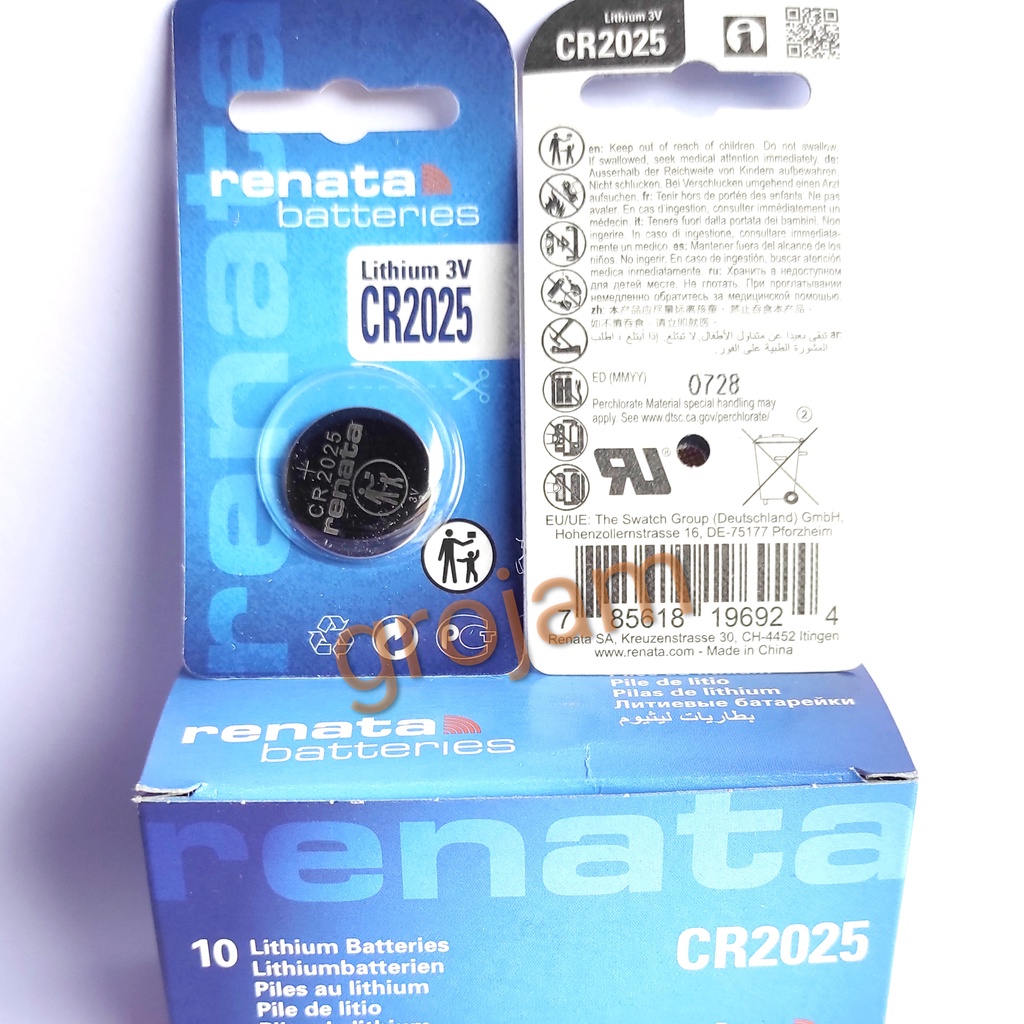 BATTERY BATREI BATERE RENATA CR2025 CR2032 CR2016 2025 2016 2032 ORIGINAL