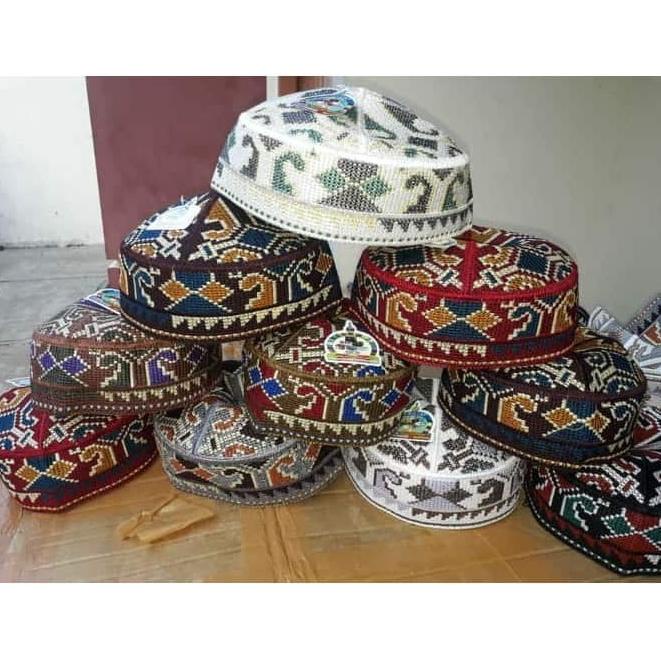 peci kopiah pakistan asli import abstrak grosir BRG BARU