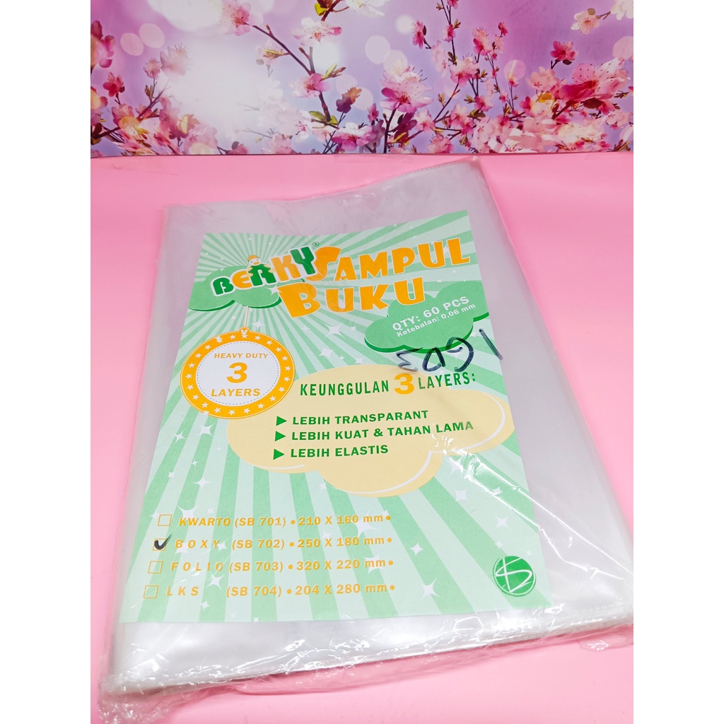 

SAMPUL BUKU PLASTIK BOXY / BIG BOSS