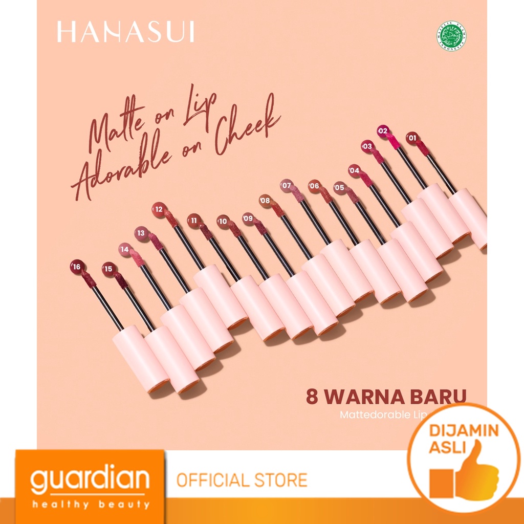 HANASUI Mattedorable Lip Cream - 02 Posh