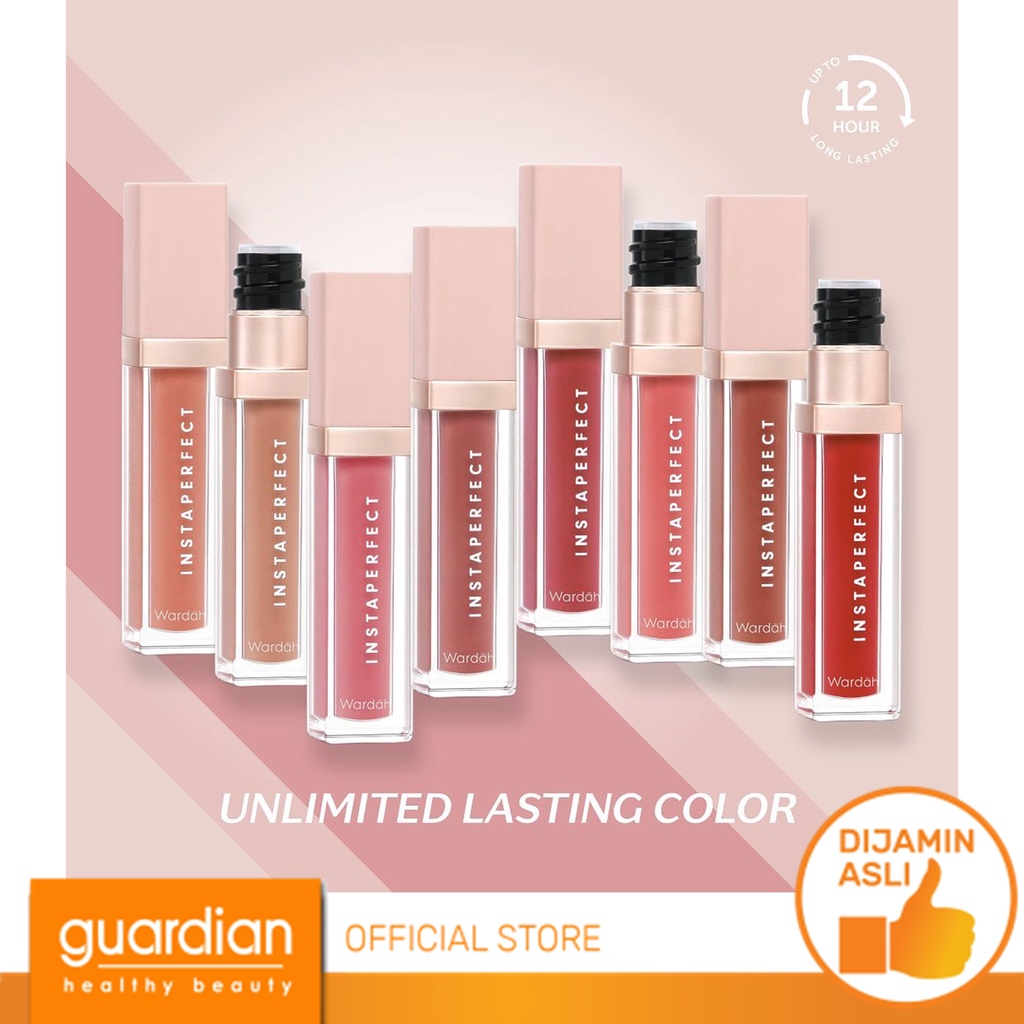 WARDAH INSTAPERFECT Everlast Intense Matte Liquid 4.2g Lip Cream - 07 Effortless