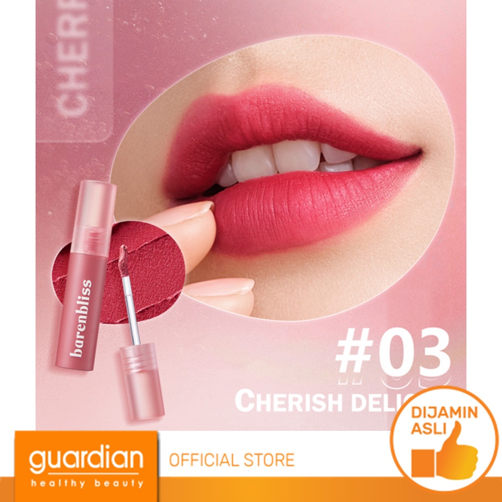 BNB barenbliss Cherry Makes Cheerful Lip Velvet - 24H Moisture - 03 Cherish Delight