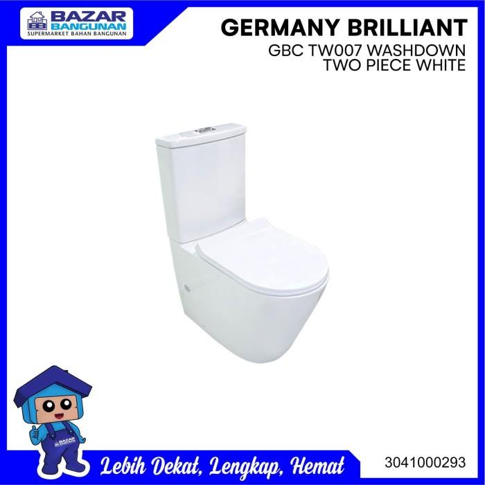 Terlaris Closet Kloset Toilet Duduk Germany Brilliant Gbc Tw007 Gbctw007 White