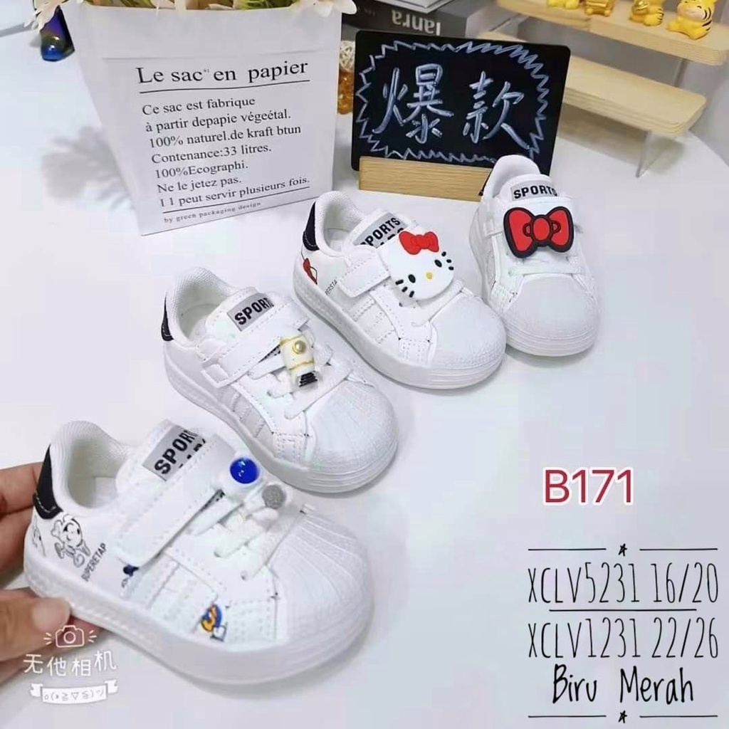 11.11  TERMURAH Sepatu Anak Unisex / sneakers karakter anak-anak