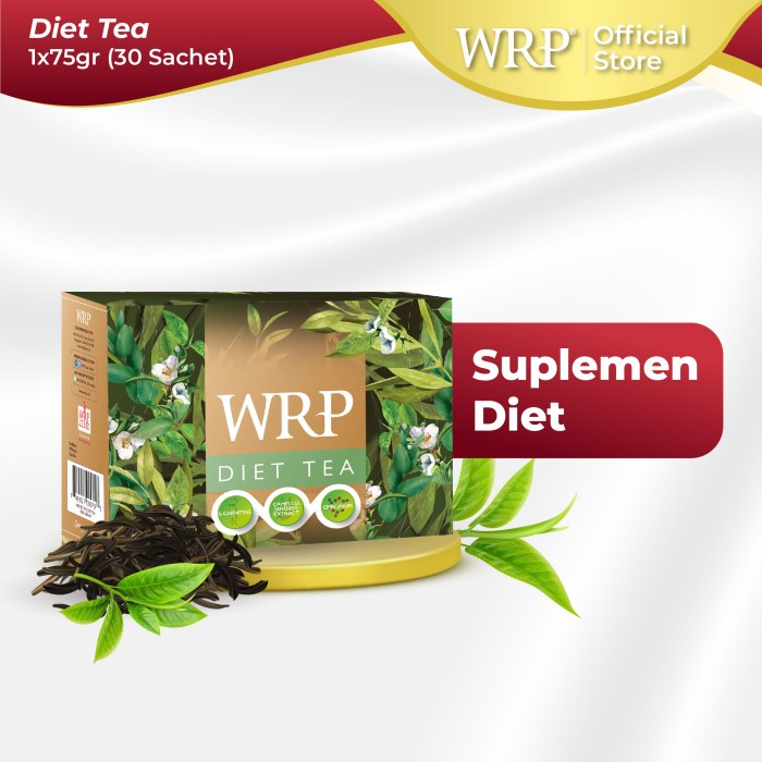 

WRP Diet Tea 30 Sachet - Mengurangi Lemak Tubuh Dengan Fat Blocker