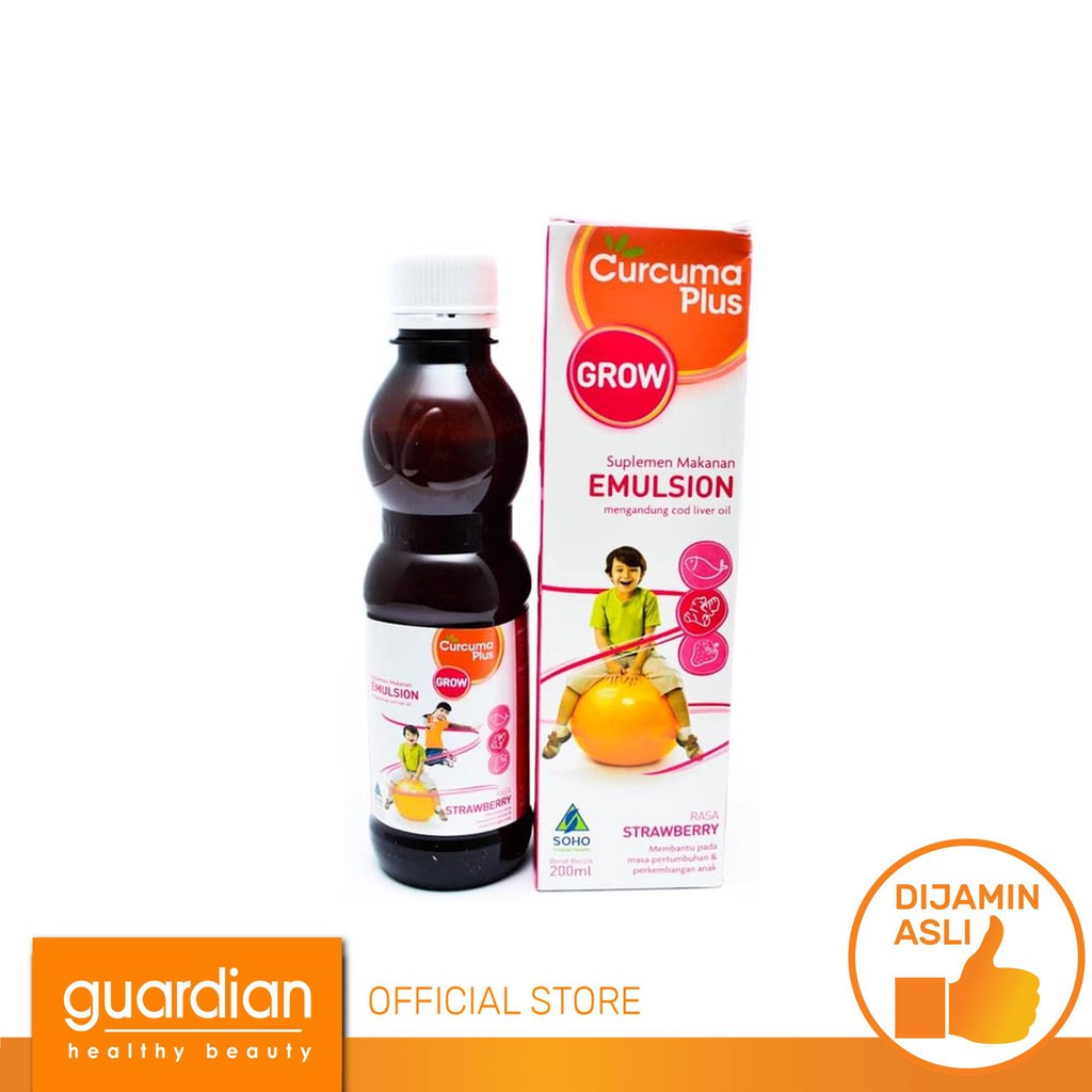 CURCUMA PLUS Emulsion Rasa Strawberry 200ml