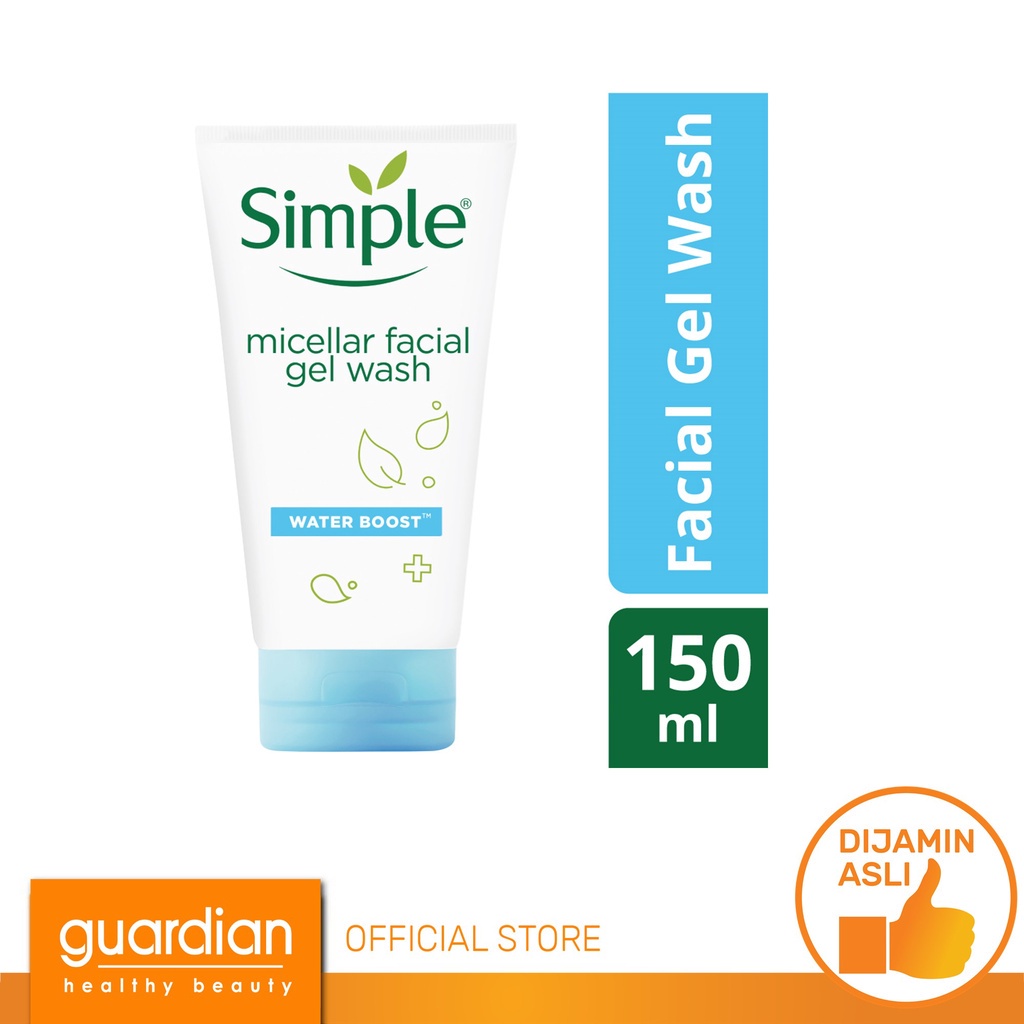 SIMPLE WATER BOOST Micellar Facial Gel Wash 150ml