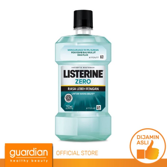 LISTERINE Zero Mouthwash 250ml