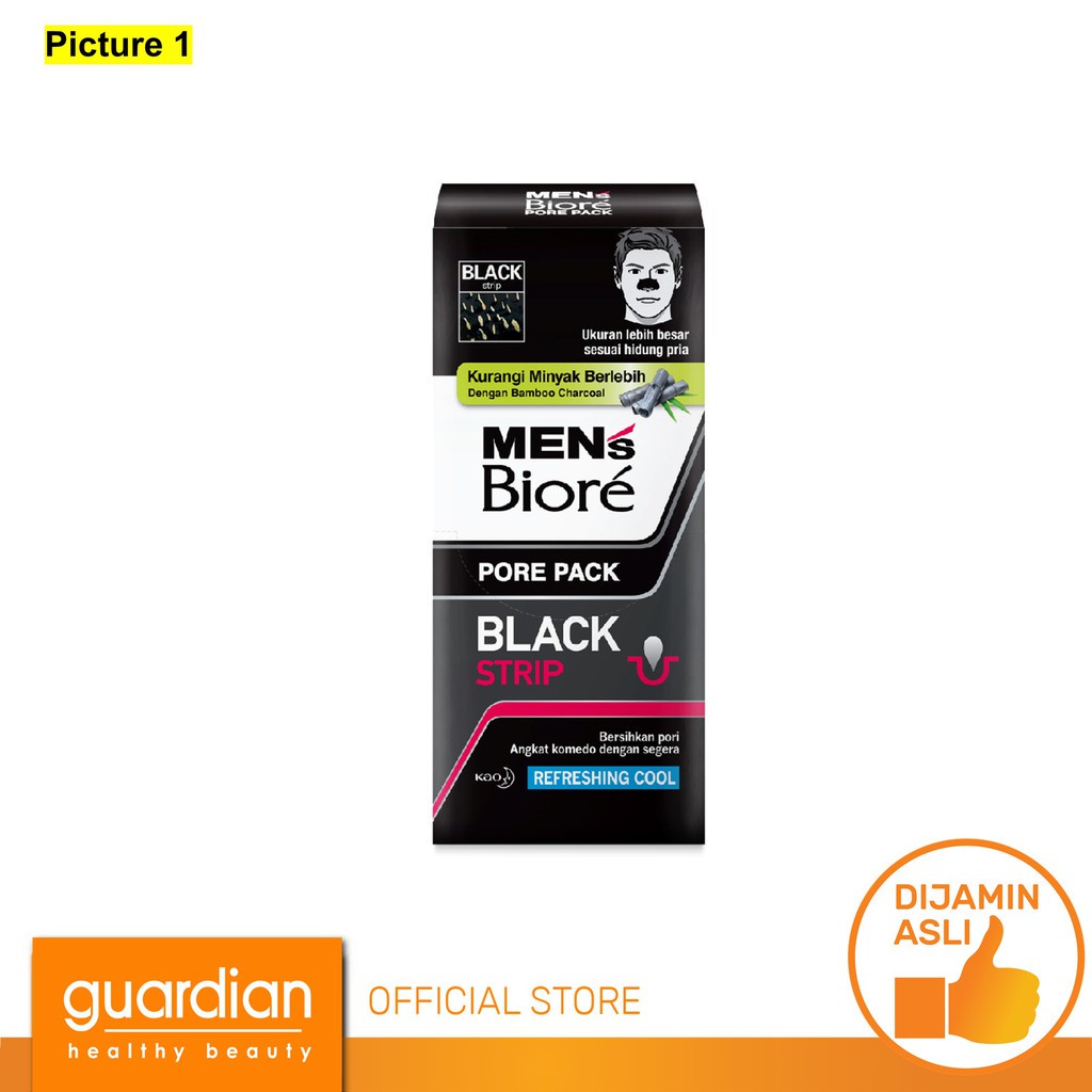 BIORE Men'S Pore Pack Black Strip 4S