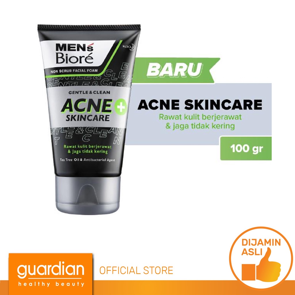 BIORE Mens Facial Foam Acne Action 100g