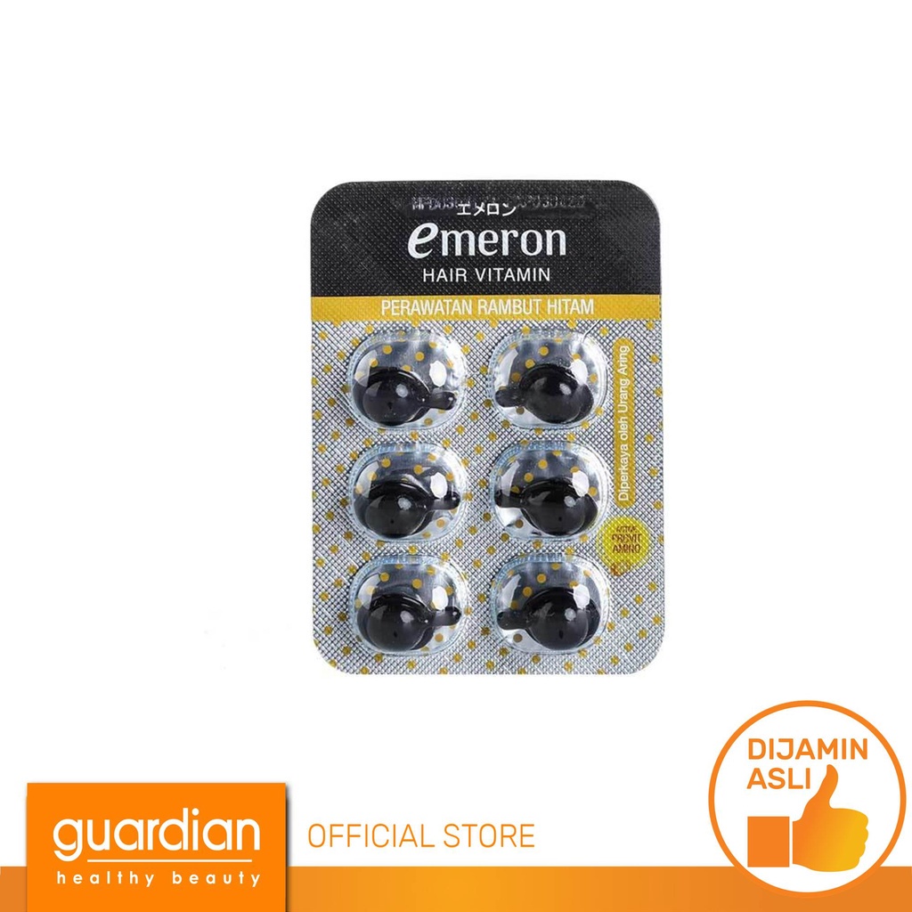 EMERON Hair Vitamin Black & Shine 6X1ml