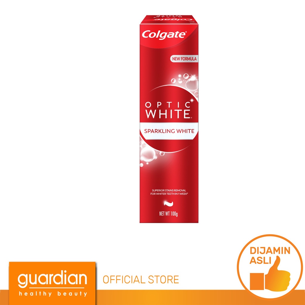 COLGATE Optic White Sparkling White Toothpaste/Pasta Gigi 100g