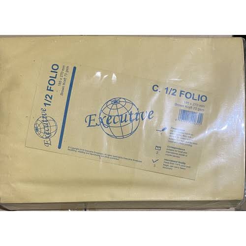 

Amplop Coklat Executive 1/2 Folio