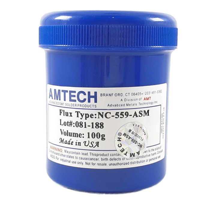 Flux Amtech NC559ASM 100g Minyak Solder Pasta NC-559-ASM 100 Gram