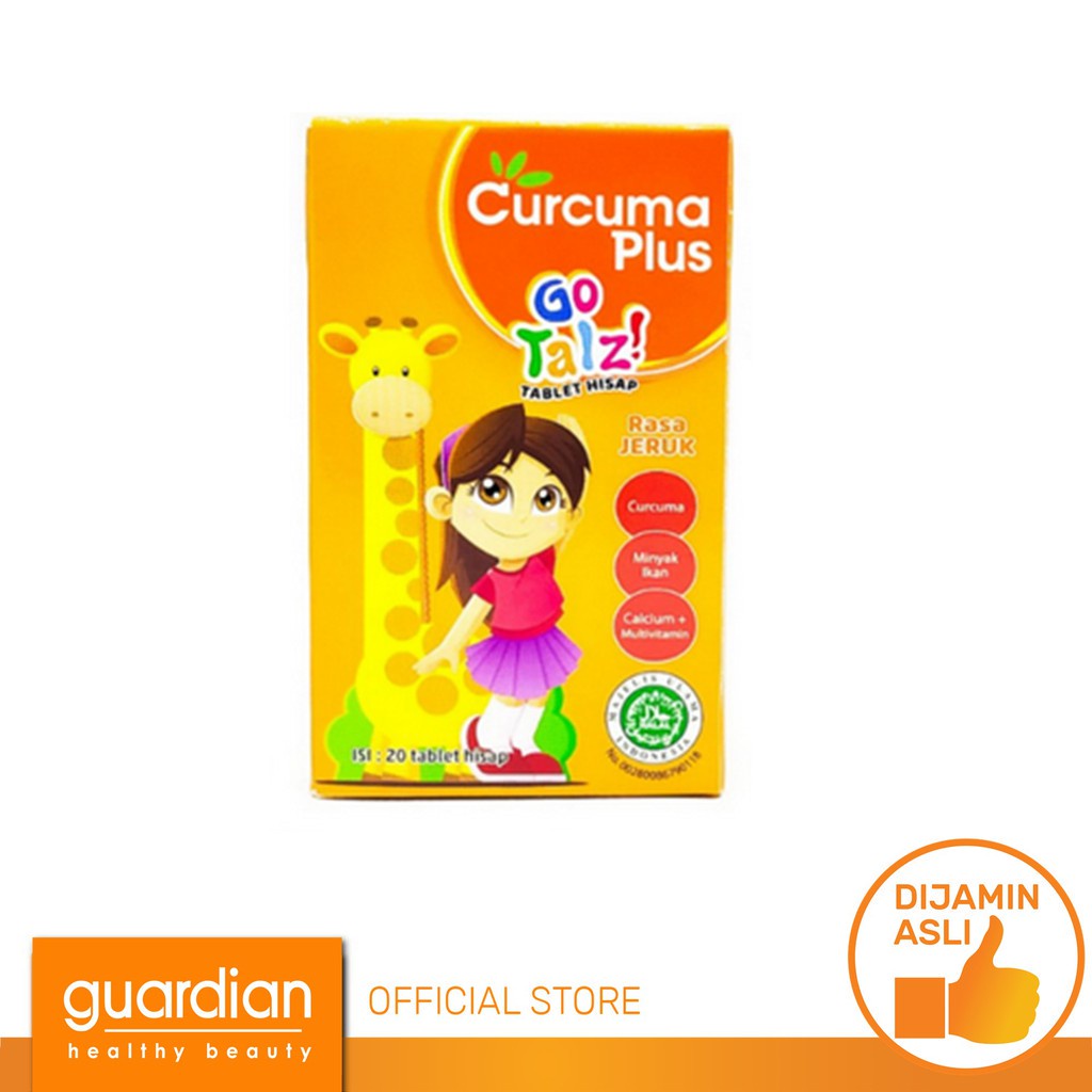CURCUMA PLUS Go Talz Rasa Jeruk 20S