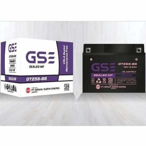 Aki Motor Yamaha Jupiter Z,Z1,MX 135 ( GTZ5S) GS E Aki Kering MF