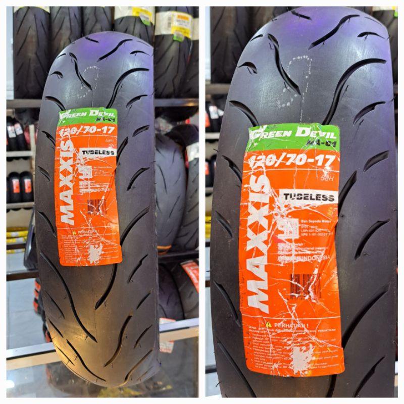 BAN MAXXIS GREEN DEVIL 120 / 70 - 17