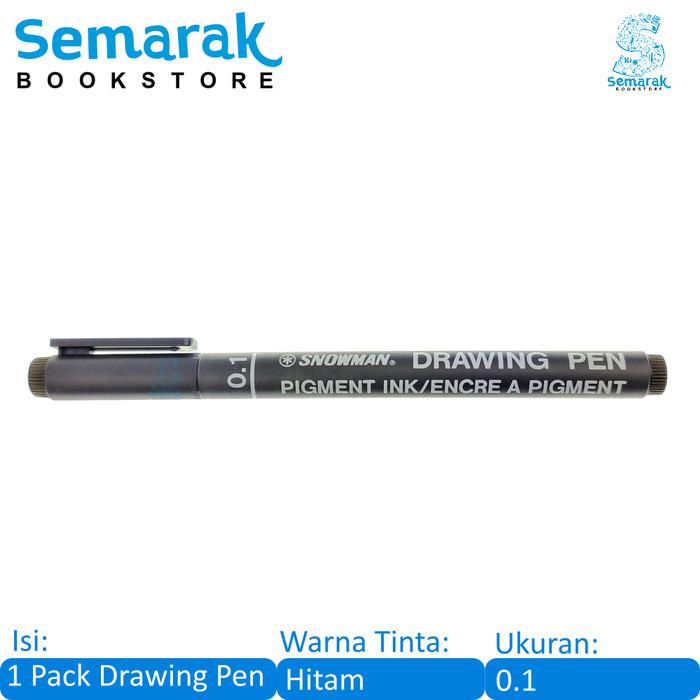 

Terlaris Snowman 700 Drawing Pen 0.1/0.2/0.3/0.4/0.5/0.6/0.7/0.8 - [1 Pack]
