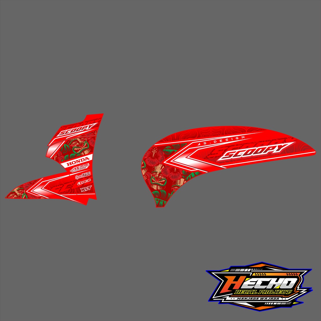 Stiker Scoopy New 2021 Decal Striping Scoopy 2021 Premium Racing