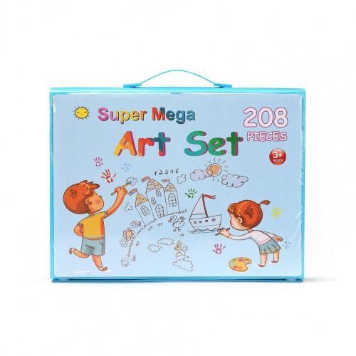 

DN40- Crayon Anak Set Isi 208 Pcs Pensil Warna Alat Lukis Set Crayon Set - Biru KODE 212