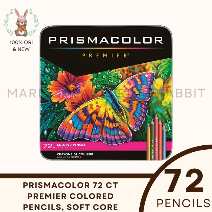

Terlaris Prismacolor Premier Soft Core 72 Colors Prisma Color Isi 72 Warna